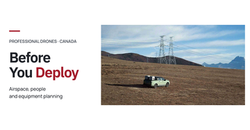 DJI Dock 3 vehicle-mounted setup near transmission towers beside the cover headline Before You Deploy