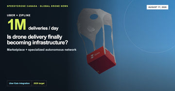 Uber and Zipline drone delivery partnership targeting one million autonomous deliveries per day