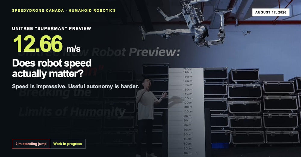 Unitree Unveils “Superman” High-Speed Humanoid: Does Robot Speed Actually Matter?