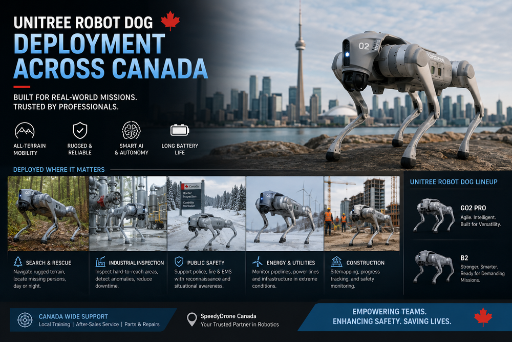 Unitree Go2 vs As2 vs A2 vs B2: Real-World Deployment Guide for Canada