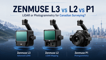 Zenmuse L3 vs L2 vs P1: LiDAR or Photogrammetry for Canadian Surveying?