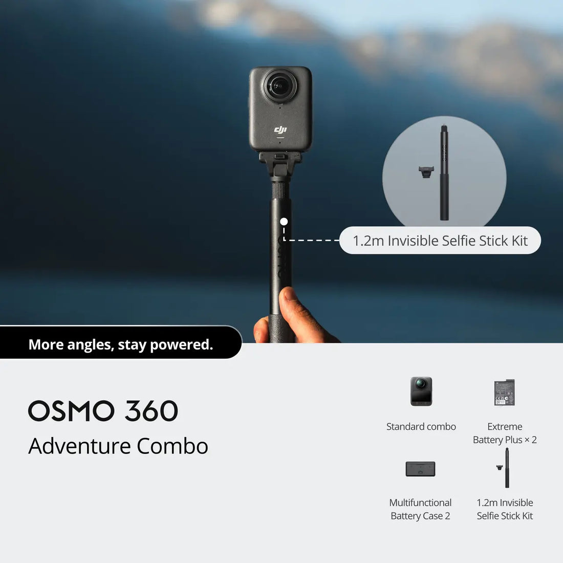 DJI OSMO 360 Adventure Combo with Starter Kit