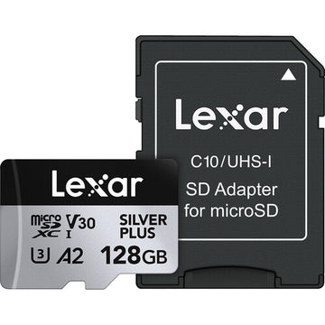 Lexar 128 GB Professional Silver Plus Micro SD Card