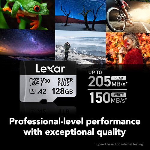 Lexar 128 GB Professional Silver Plus Micro SD Card