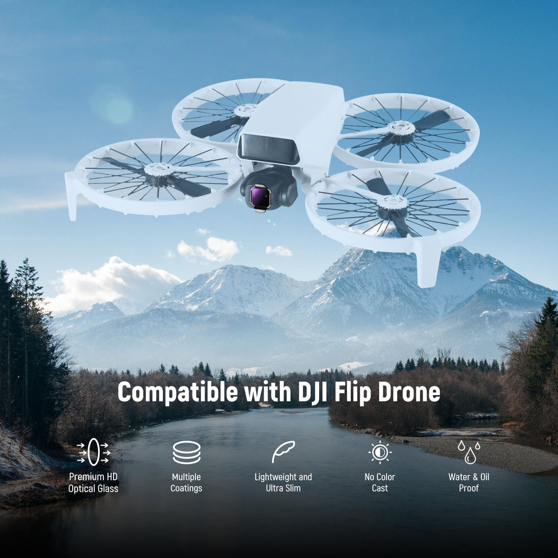 DJI Flip 4 Pack ND Filter Set