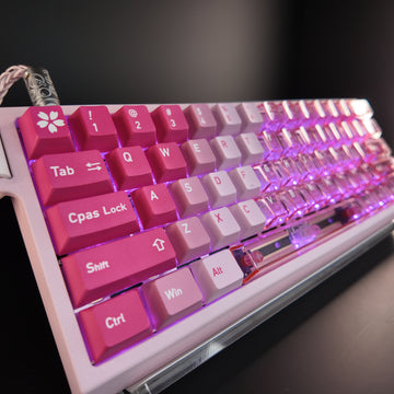 Magenta Sparks - Custom Made Magnetic Keyboard