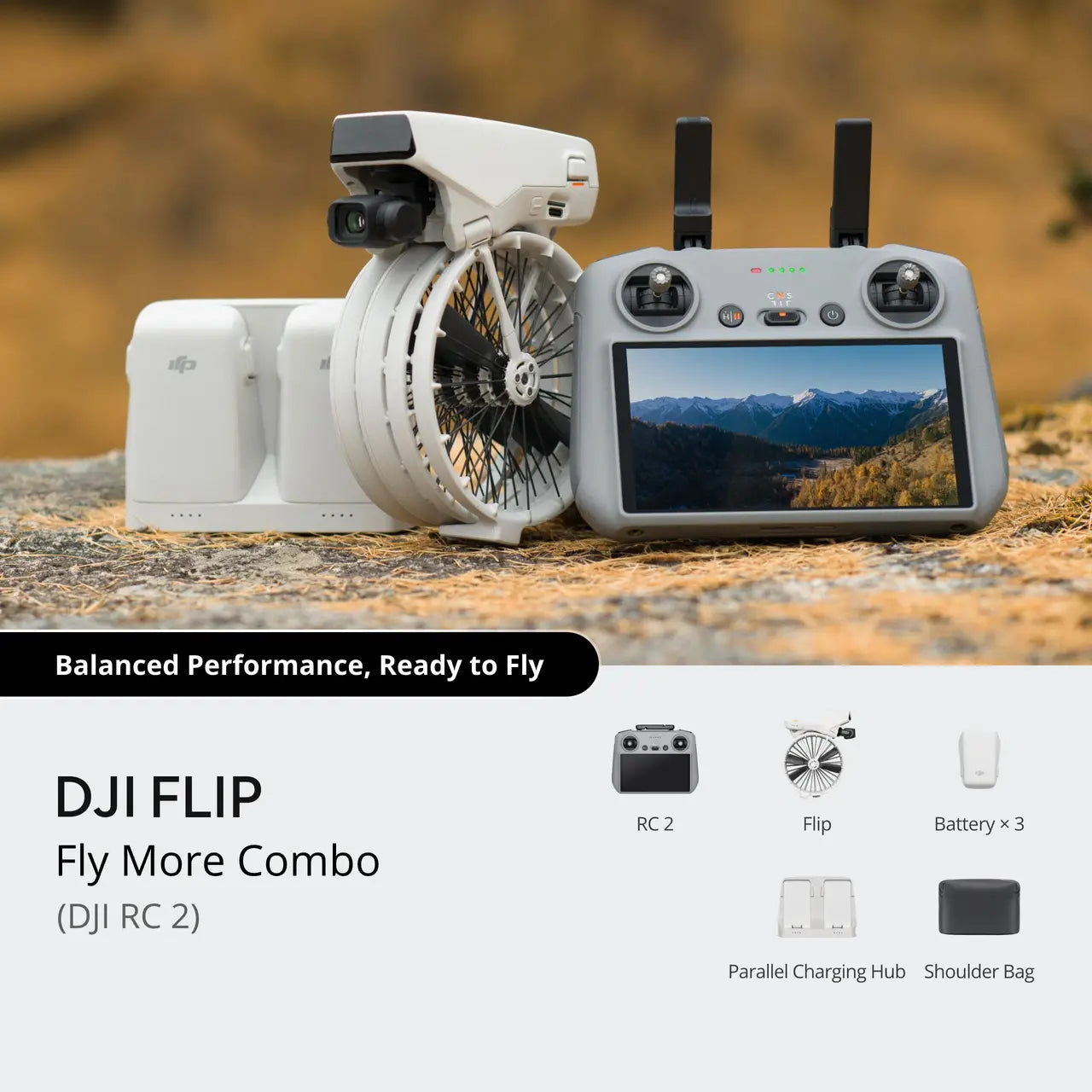 DJI Flip Fly More Combo (DJI RC 2) *Open Box*