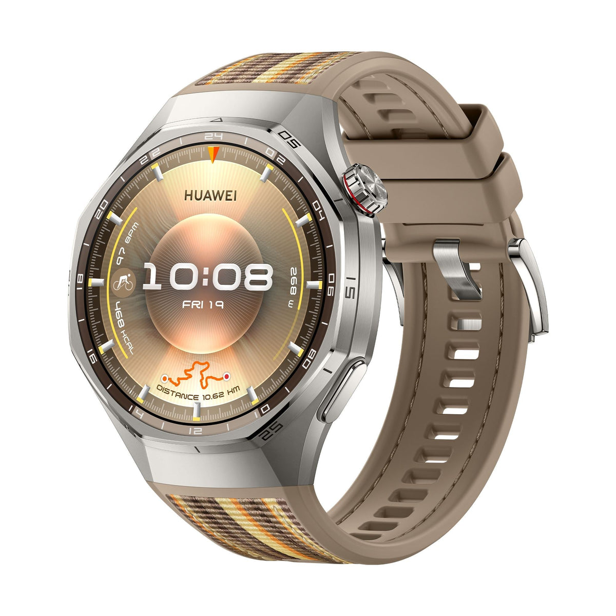 HUAWEI Watch GT 6 Pro 46mm Brown (Open Box) — watch colour option; bundle also includes selected FreeClip 2