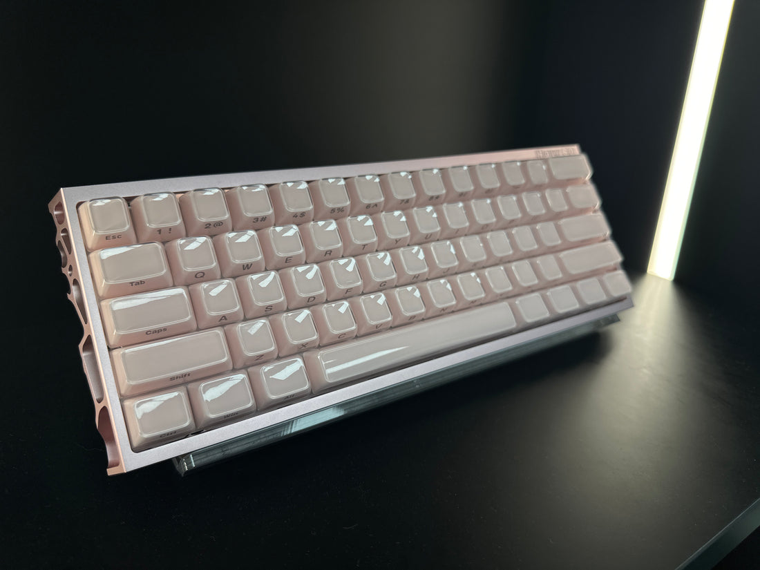 Silk Rose - Custom Made Magnetic Keyboard (Wooting 60HE Switch)