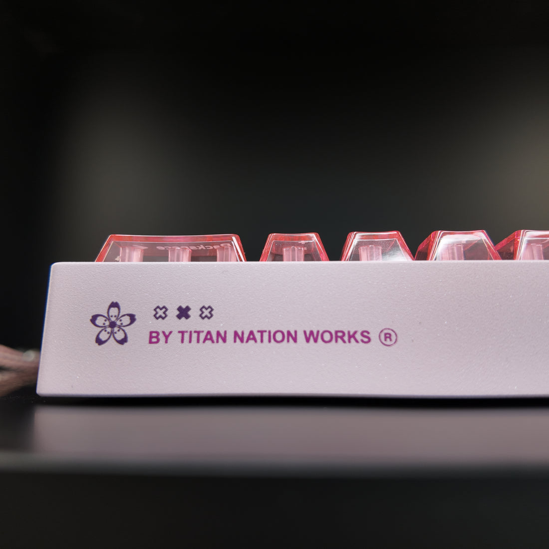 Magenta Sparks - Custom Made Magnetic Keyboard