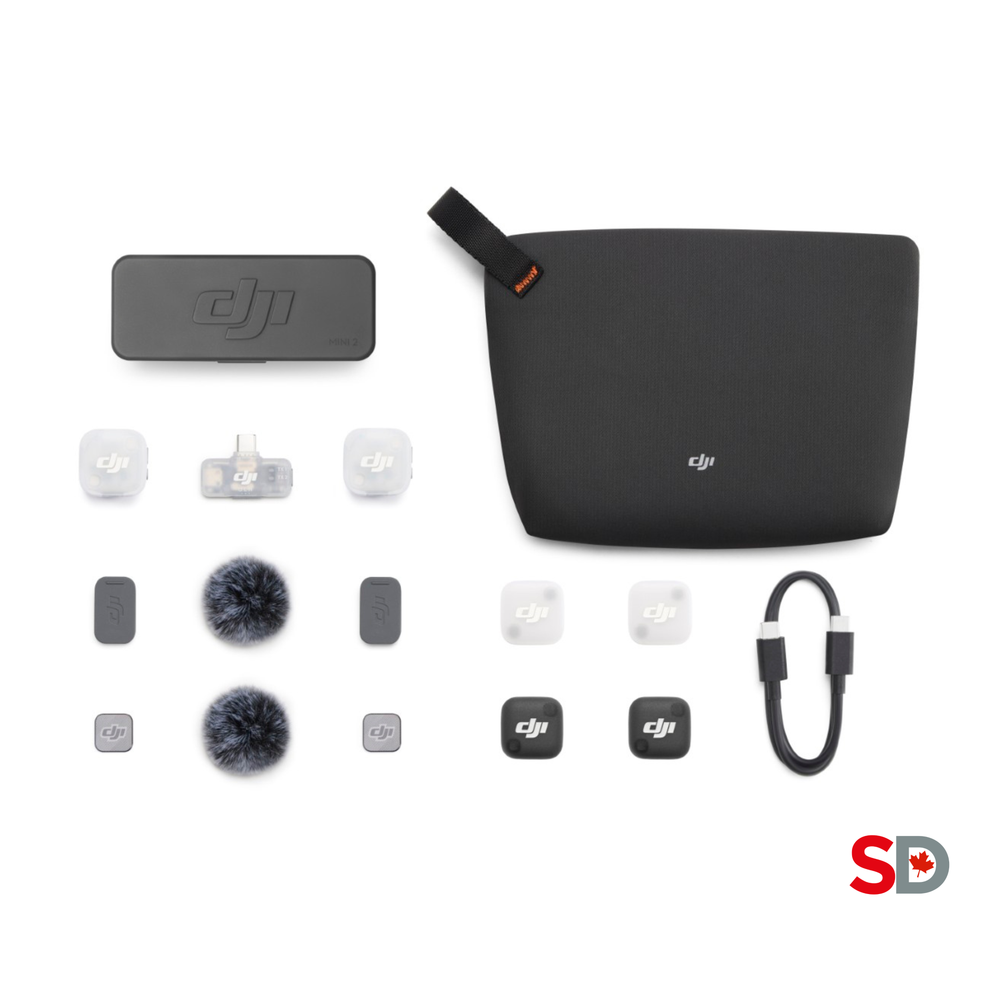 DJI Mic Mini 2 (2 TX + 1 Mobile RX + Charging Case)