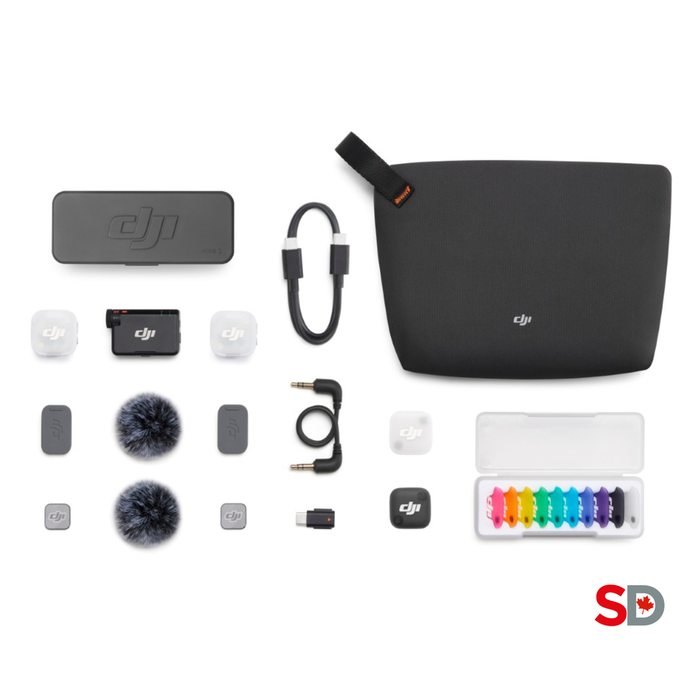 DJI Mic Mini 2 (2 TX + 1 RX + Charging Case)