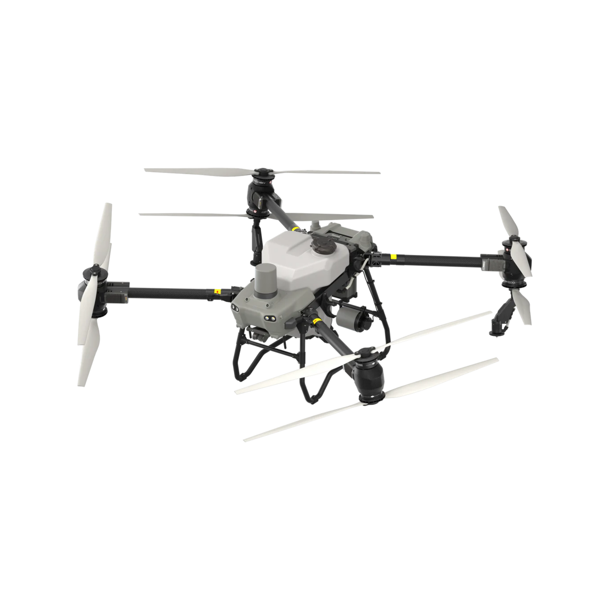 DJI Agras T50 on a contrasting warm product surface
