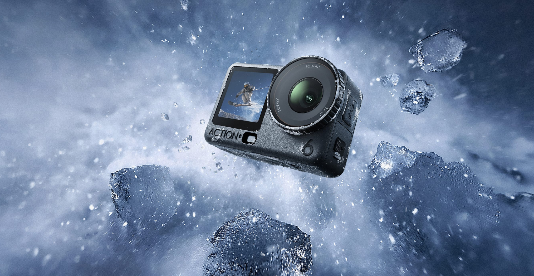 DJI Action 6 brings a new flagship direction to the Osmo Action lineup with an all-new 1/1.1-inch square sensor, variable aperture
