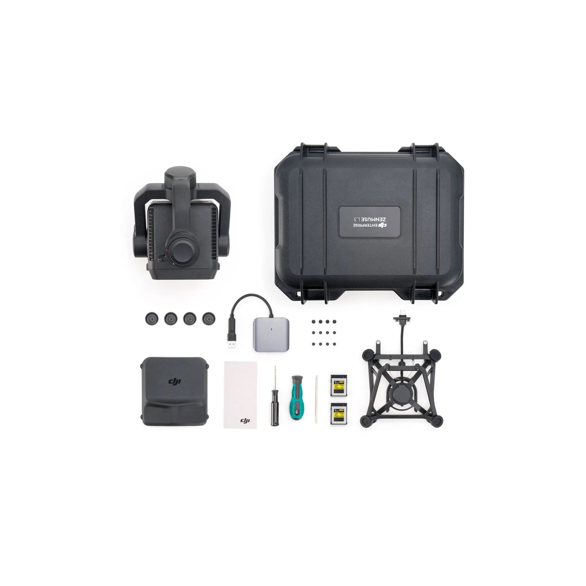 DJI Zenmuse L3 official dual RGB mapping camera feature graphic