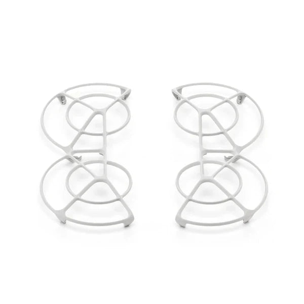 One pair of white DJI Neo 2 replacement propeller guards on a white background.