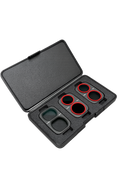 BRDRC Pocket 4P five-filter set in its storage case on a white background; Pocket 4P bundle version only.