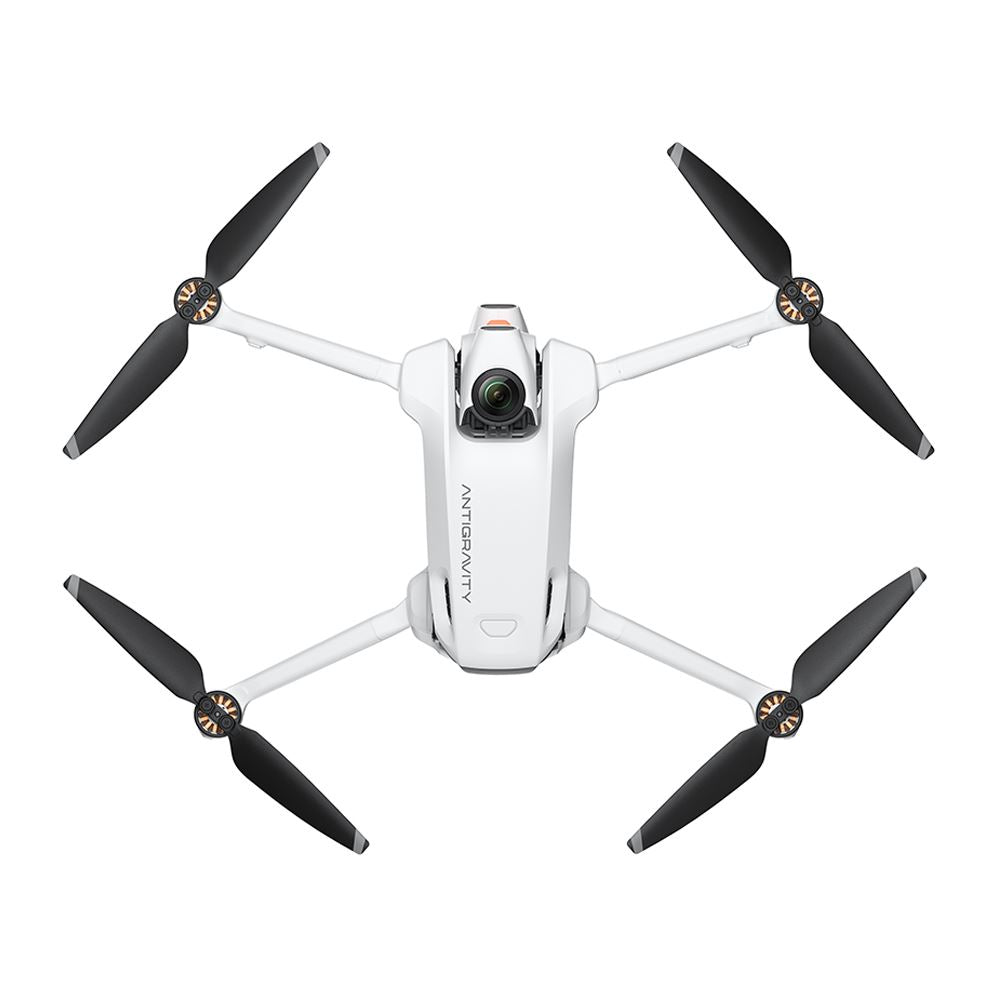 Top view of the Antigravity A1 dual-lens 360-degree camera system