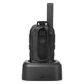 Rear view of the DeWalt DXFRSBH600 business radio and desktop charger