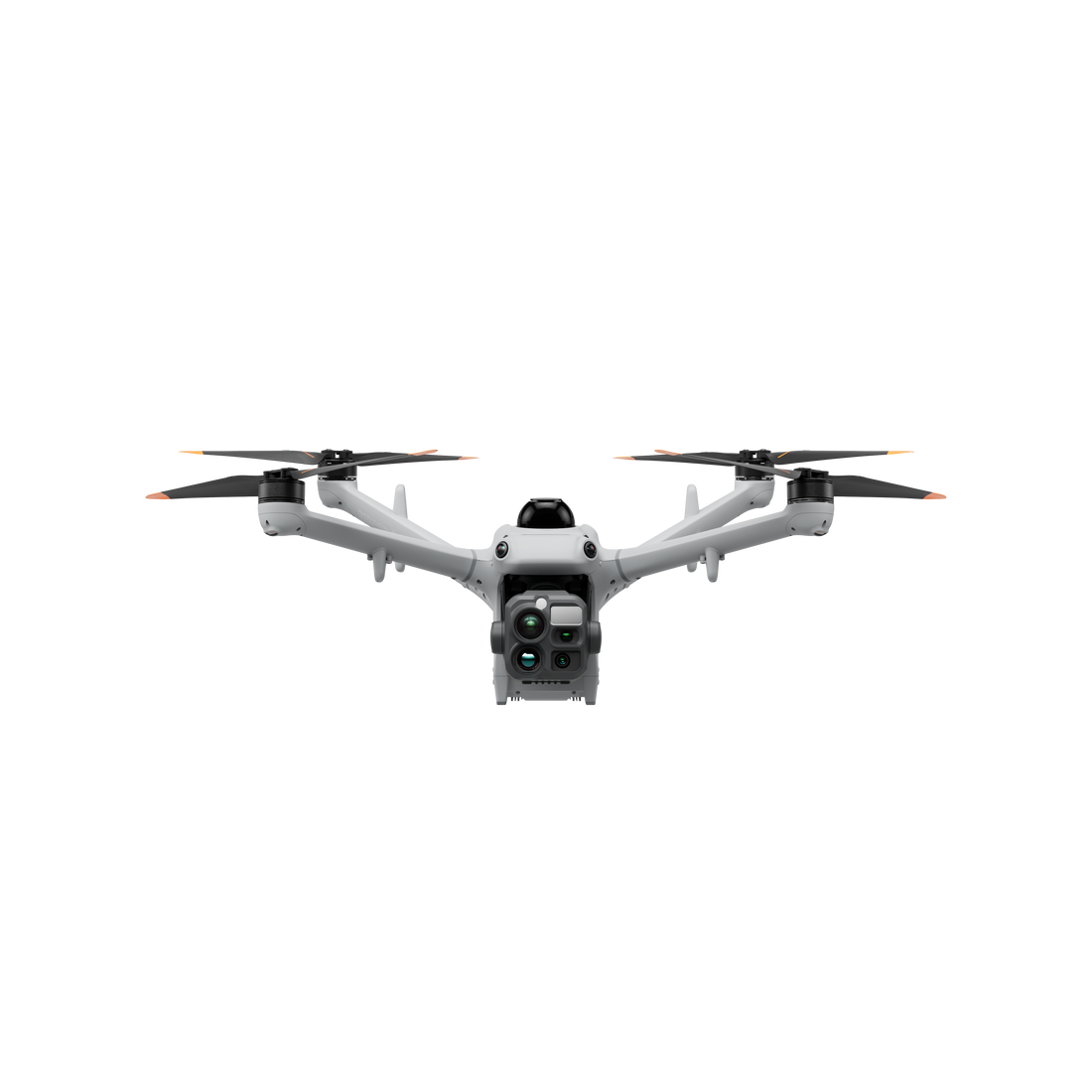 DJI Matrice 5TD aircraft with its camera system viewed from the front