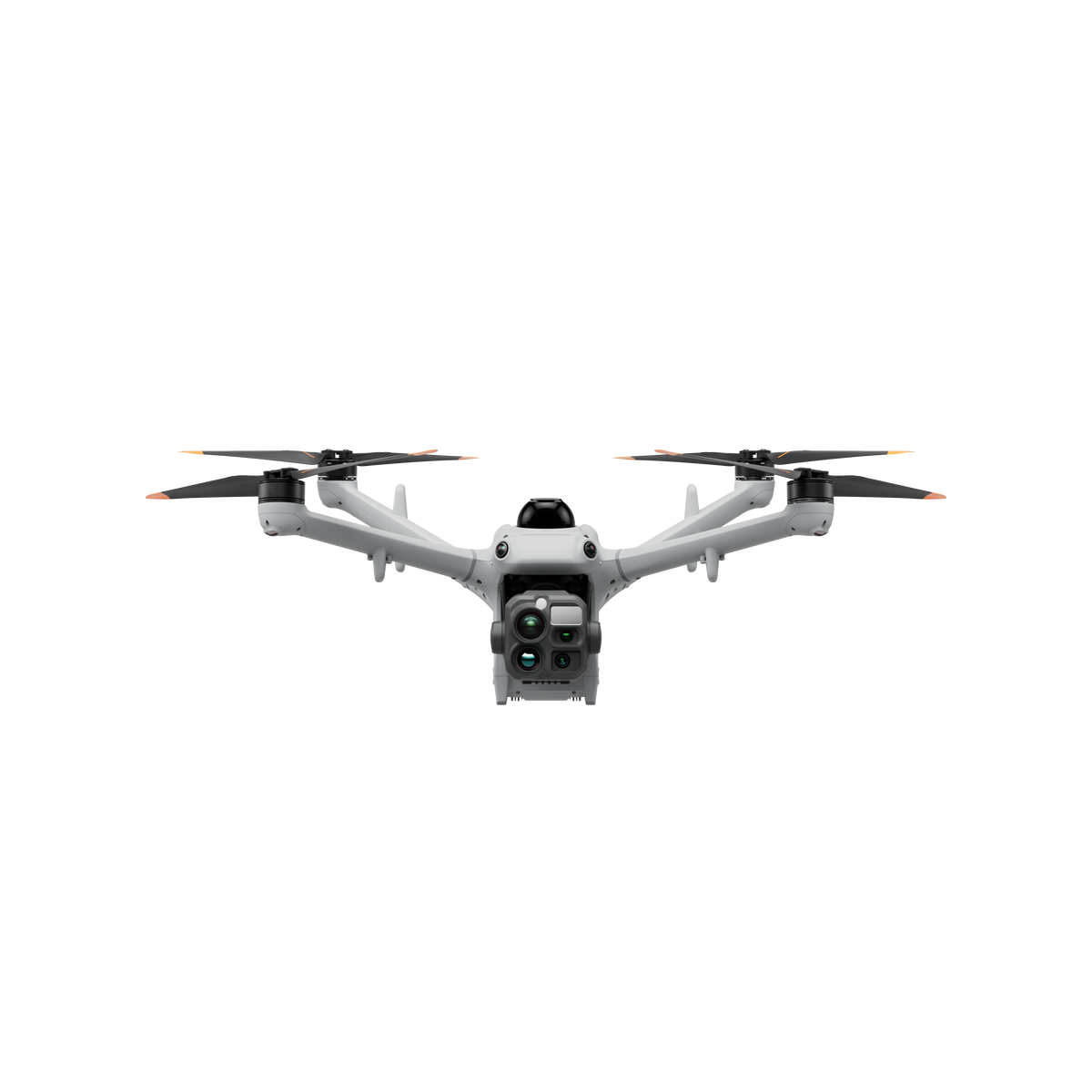 DJI Matrice 5TD aircraft with its camera system viewed from the front