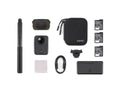DJI Osmo 360 II Adventure Combo with three batteries, battery case, selfie stick and included accessories