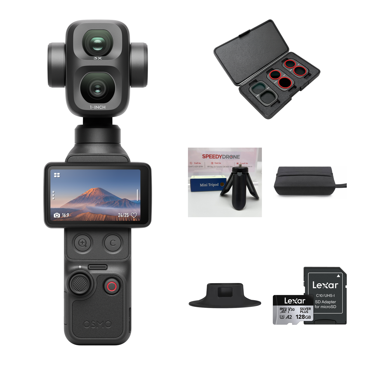 What's in the box — DJI Osmo Pocket 4P Everyday Director Bundle
