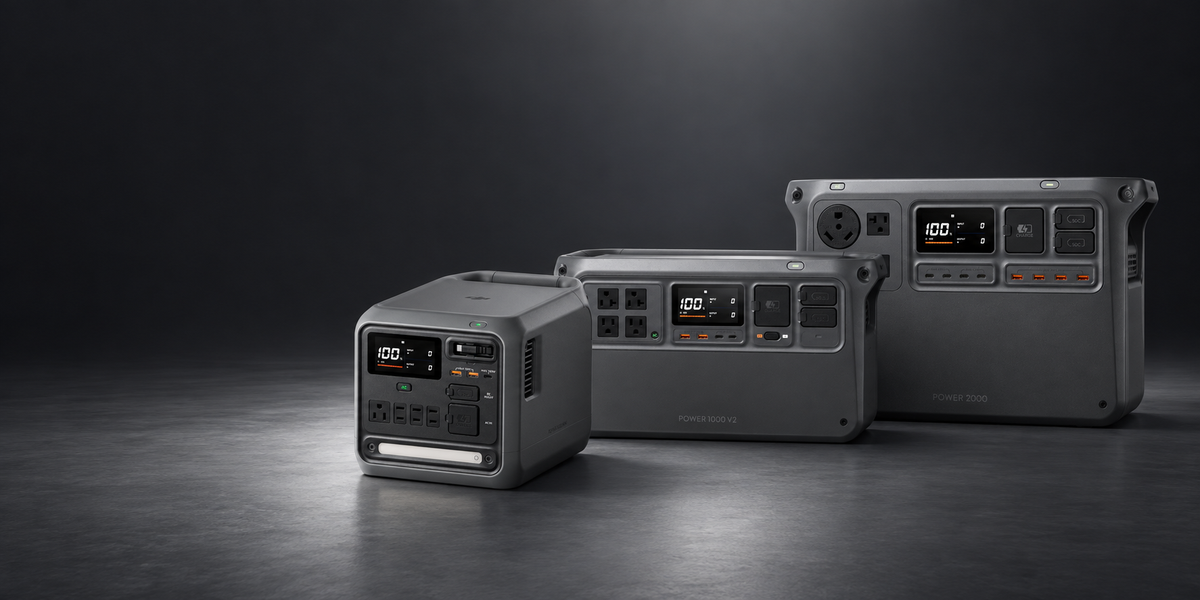 DJI Power 1000 Mini, Power 1000 V2 and Power 2000 portable power stations