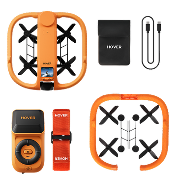 Official HOVERAir AQUA Standard Bundle equipment layout