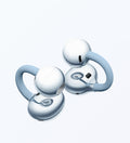 HUAWEI FreeClip 2 Blue earbuds showing the C-bridge design and interchangeable left-right fit