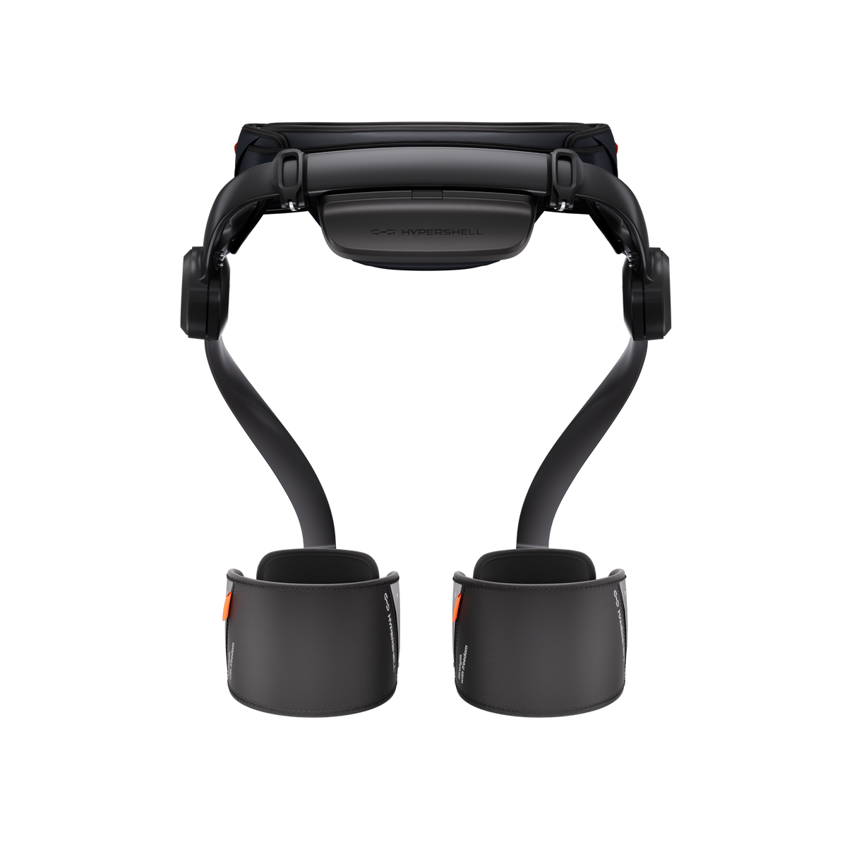 Rear view of the Hypershell X Carbon powered exoskeleton