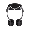 Front interior view of Hypershell X Go exoskeleton with waist belt and leg supports