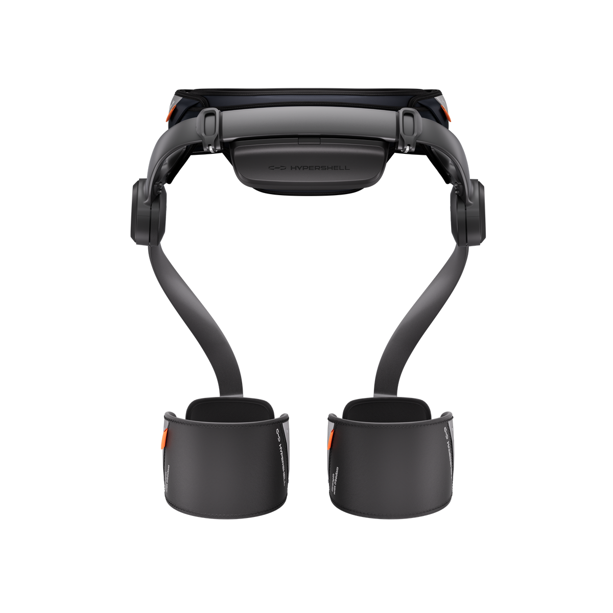 Rear view of the Hypershell X Go powered exoskeleton