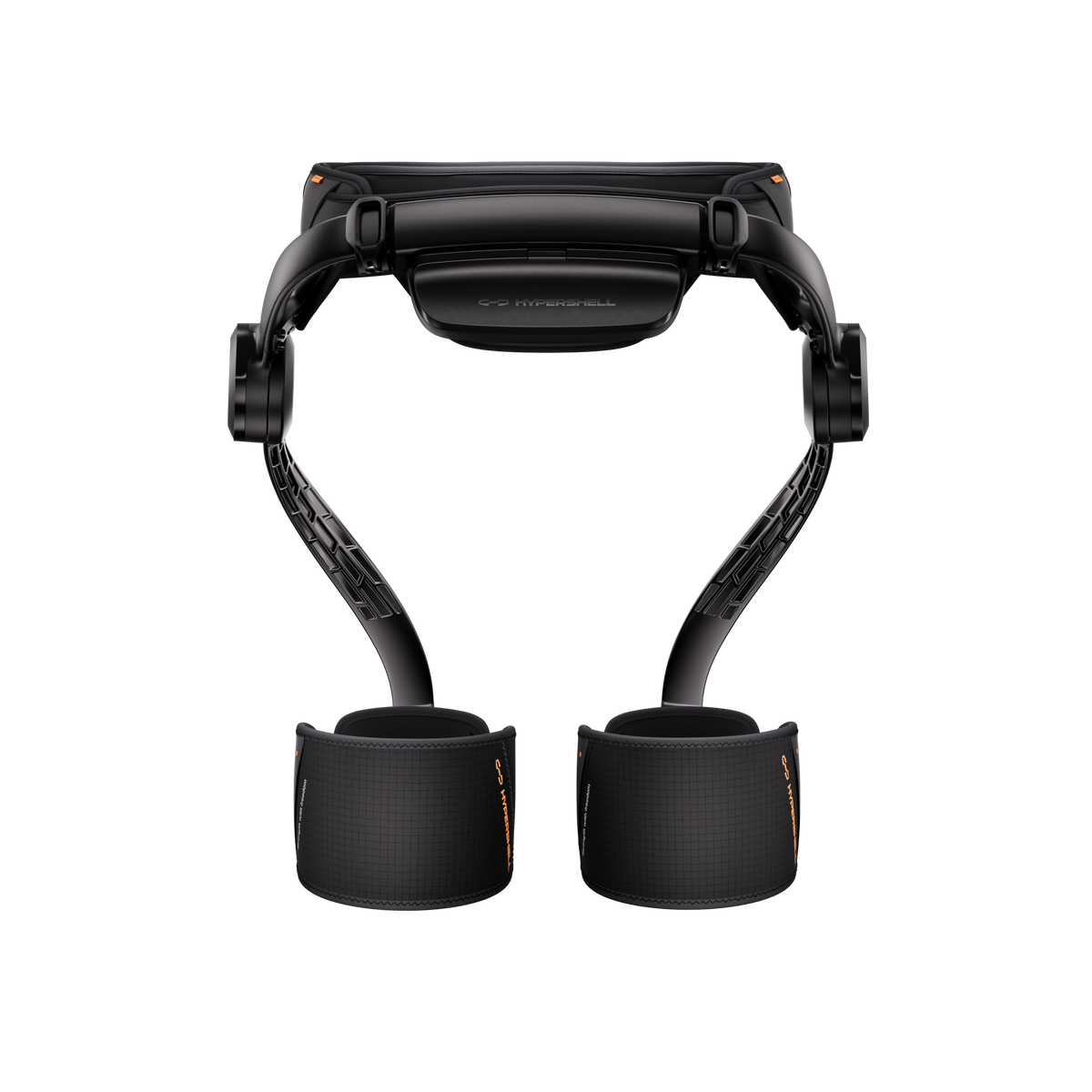 Hypershell X Max S black exoskeleton, rear view