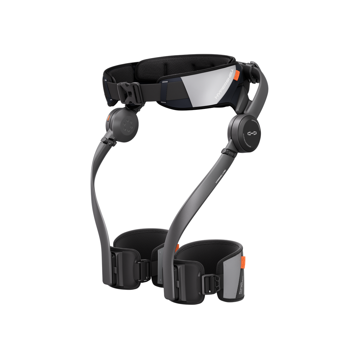 Three-quarter product render of Hypershell X Pro powered exoskeleton