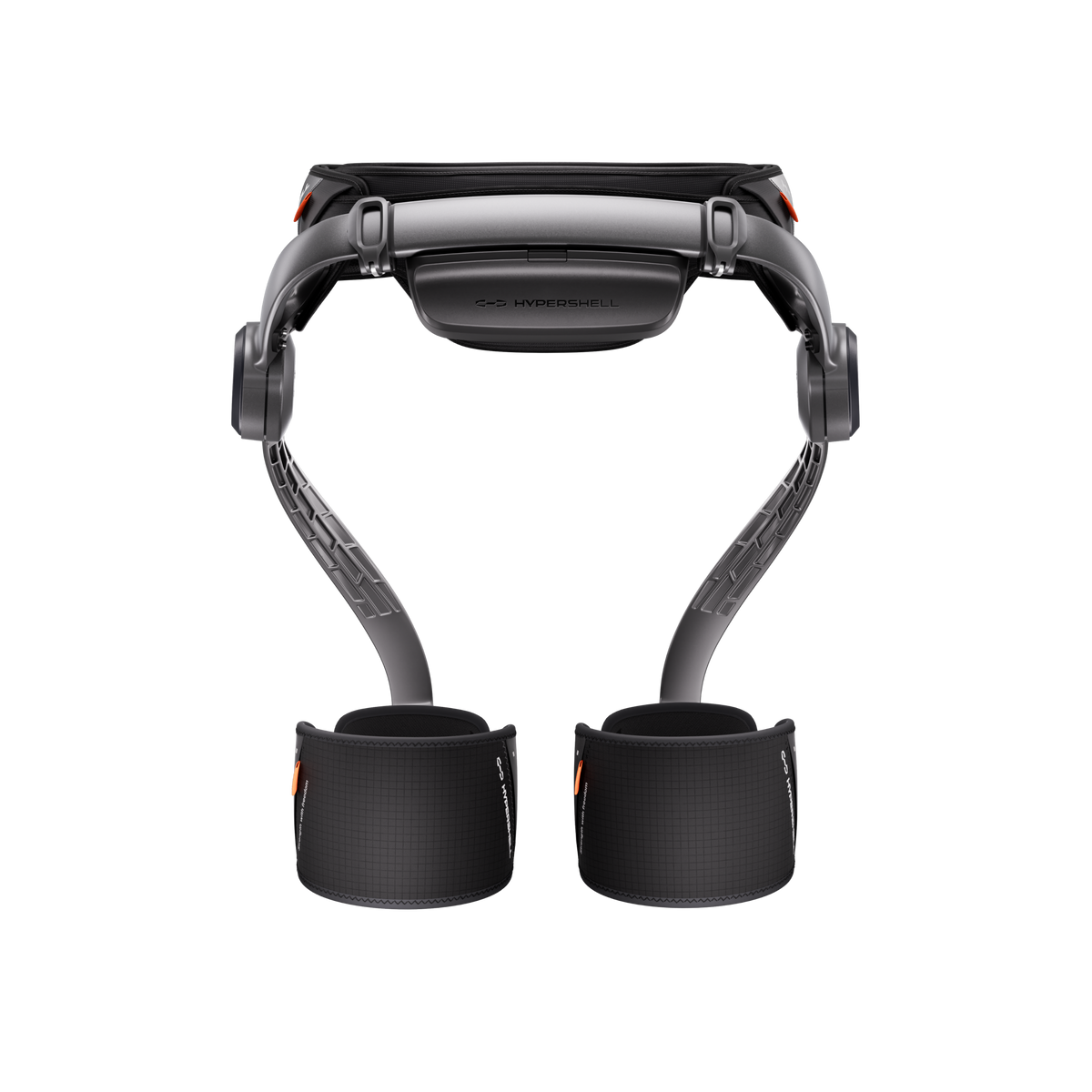 Hypershell X Pro S black exoskeleton, rear view