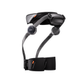 Hypershell X Pro S black exoskeleton, rear three-quarter view