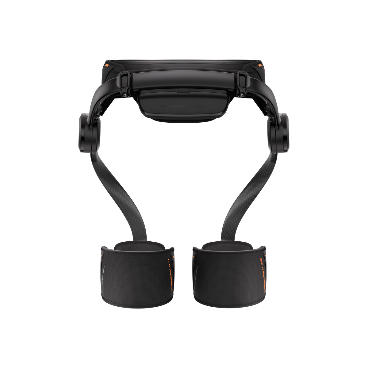 Rear view of the Hypershell X Ultra powered exoskeleton