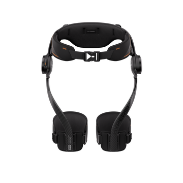 Hypershell X Ultra S black exoskeleton, front interior view