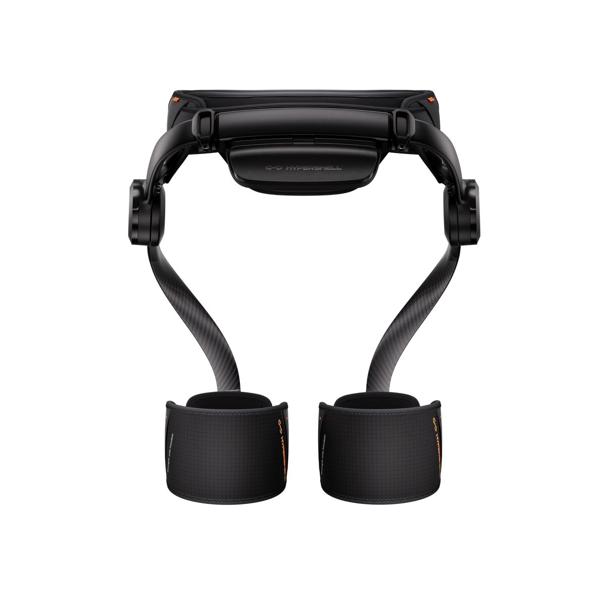Hypershell X Ultra S black exoskeleton, rear view