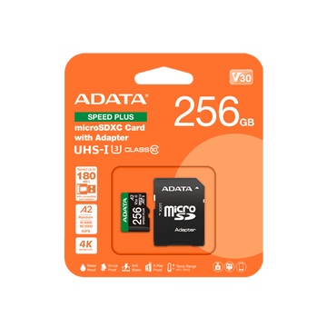 Adata SPEED PLUS microSDXC UHS-I U3 256GB