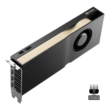 PNY NVIDIA RTX PRO 4500 Blackwell Workstation 32GB graphics card, three-quarter view